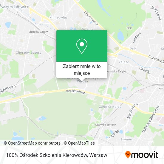 Mapa 100% Ośrodek Szkolenia Kierowców