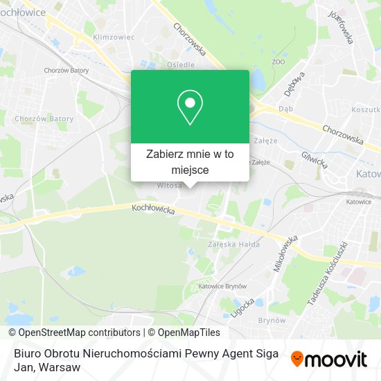 Mapa Biuro Obrotu Nieruchomościami Pewny Agent Siga Jan