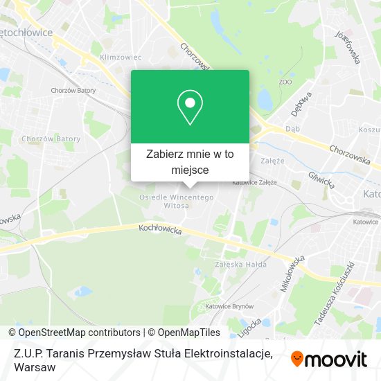 Mapa Z.U.P. Taranis Przemysław Stuła Elektroinstalacje