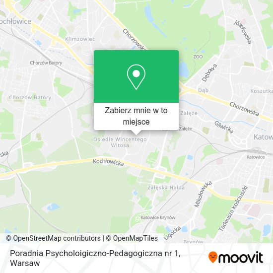 Mapa Poradnia Psycholoigiczno-Pedagogiczna nr 1