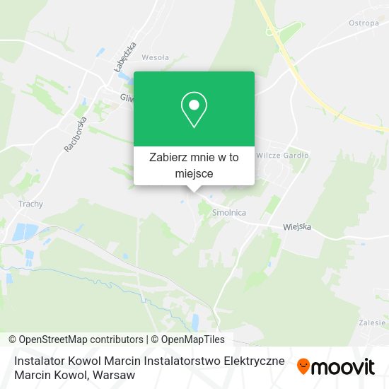 Mapa Instalator Kowol Marcin Instalatorstwo Elektryczne Marcin Kowol