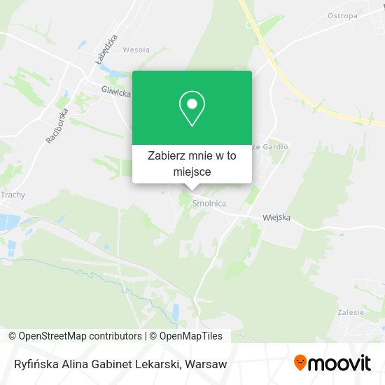 Mapa Ryfińska Alina Gabinet Lekarski