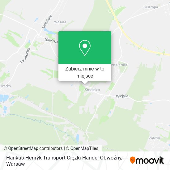 Mapa Hankus Henryk Transport Ciężki Handel Obwoźny