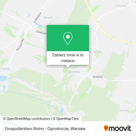 Mapa Gospodarstwo Rolno - Ogrodnicze