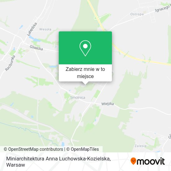 Mapa Miniarchitektura Anna Luchowska-Kozielska