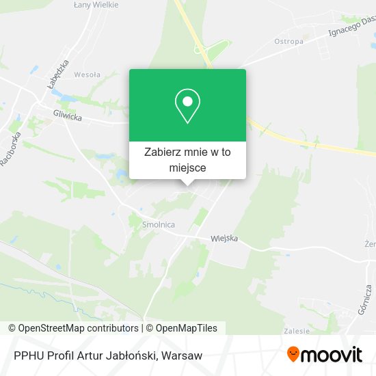 Mapa PPHU Profil Artur Jabłoński