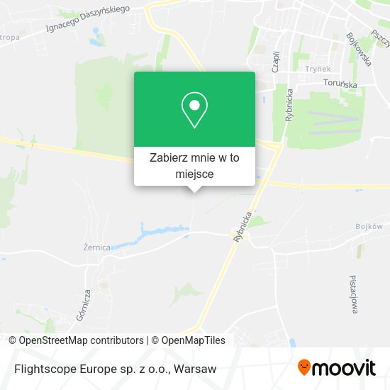 Mapa Flightscope Europe sp. z o.o.