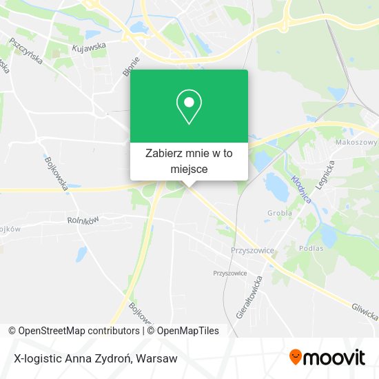 Mapa X-logistic Anna Zydroń