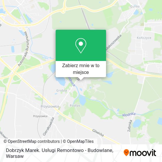 Mapa Dobrzyk Marek. Usługi Remontowo - Budowlane