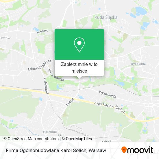 Mapa Firma Ogólnobudowlana Karol Solich