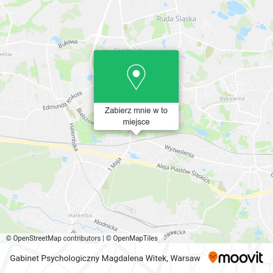 Mapa Gabinet Psychologiczny Magdalena Witek