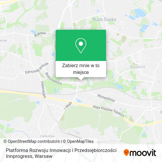 Mapa Platforma Rozwoju Innowacji i Przedsiębiorczości Innprogress