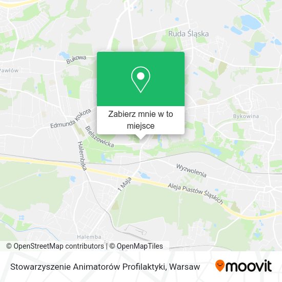 Mapa Stowarzyszenie Animatorów Profilaktyki