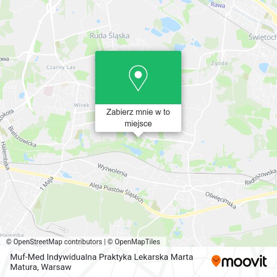 Mapa Muf-Med Indywidualna Praktyka Lekarska Marta Matura