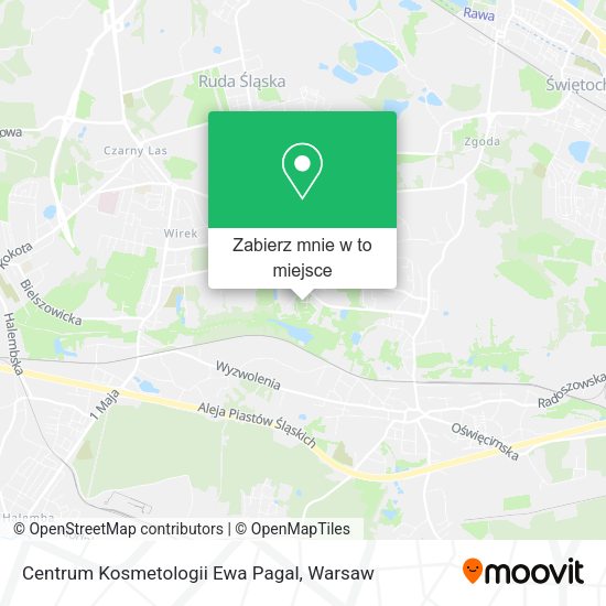 Mapa Centrum Kosmetologii Ewa Pagal