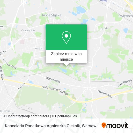 Mapa Kancelaria Podatkowa Agnieszka Oleksik