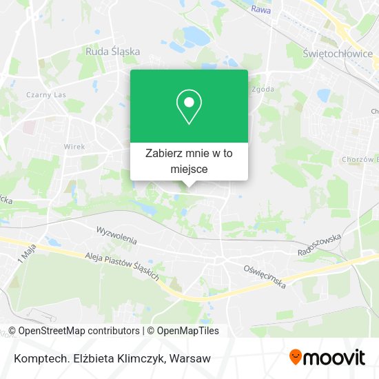 Mapa Komptech. Elżbieta Klimczyk