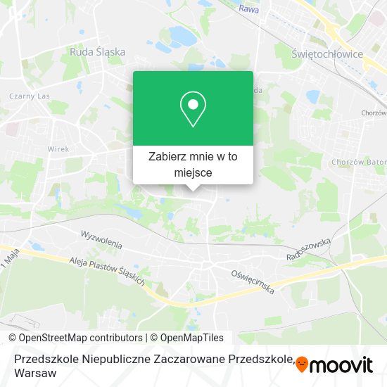 Mapa Przedszkole Niepubliczne Zaczarowane Przedszkole