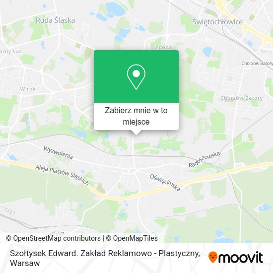 Mapa Szołtysek Edward. Zakład Reklamowo - Plastyczny