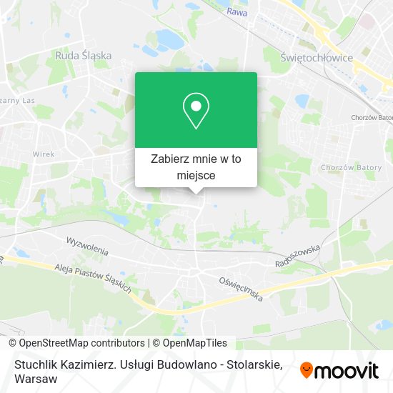 Mapa Stuchlik Kazimierz. Usługi Budowlano - Stolarskie