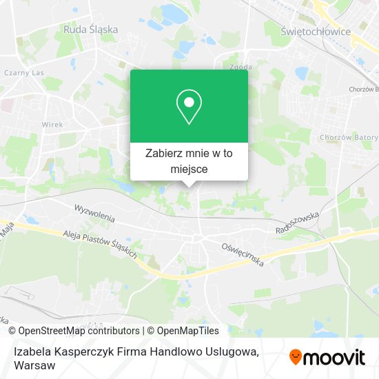 Mapa Izabela Kasperczyk Firma Handlowo Uslugowa