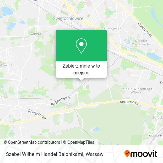 Mapa Szebel Wilhelm Handel Balonikami