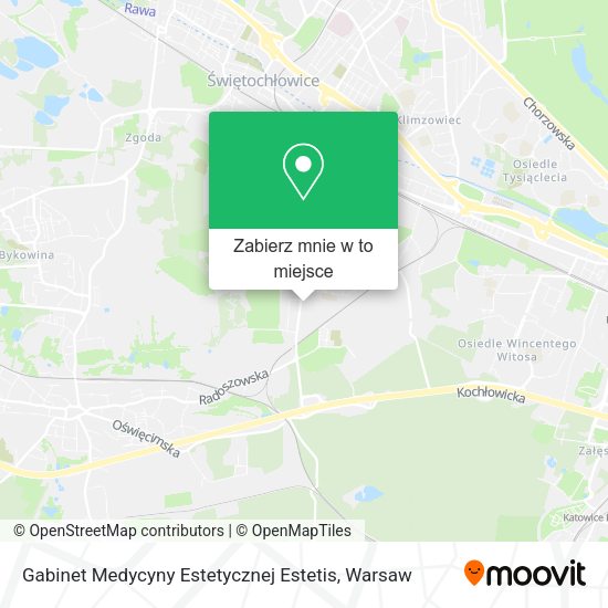 Mapa Gabinet Medycyny Estetycznej Estetis