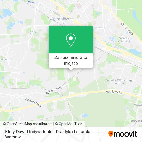 Mapa Klety Dawid Indywidualna Praktyka Lekarska