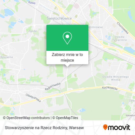 Mapa Stowarzyszenie na Rzecz Rodziny