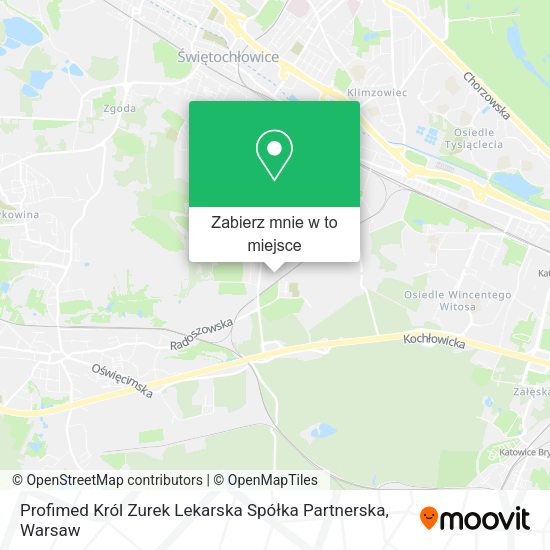 Mapa Profimed Król Zurek Lekarska Spółka Partnerska