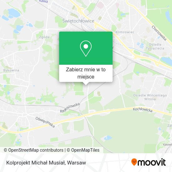 Mapa Kolprojekt Michał Musiał