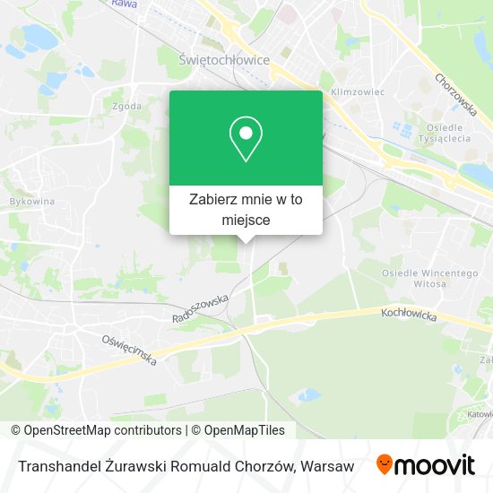 Mapa Transhandel Żurawski Romuald Chorzów