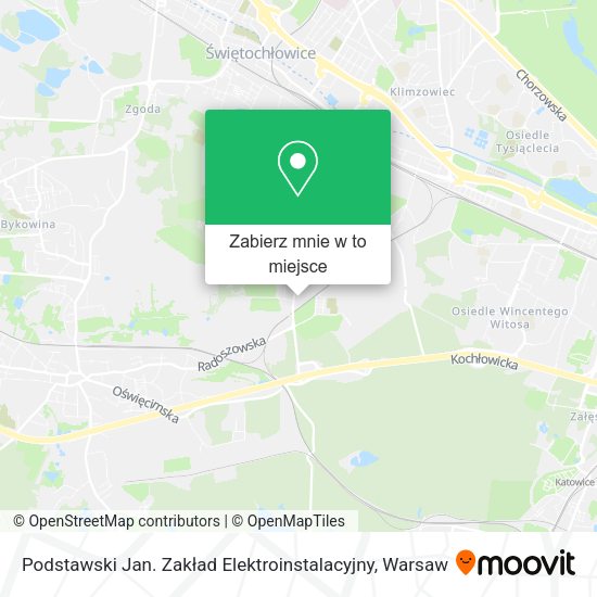 Mapa Podstawski Jan. Zakład Elektroinstalacyjny