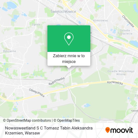 Mapa Nowasweetland S C Tomasz Tabin Aleksandra Krzemien