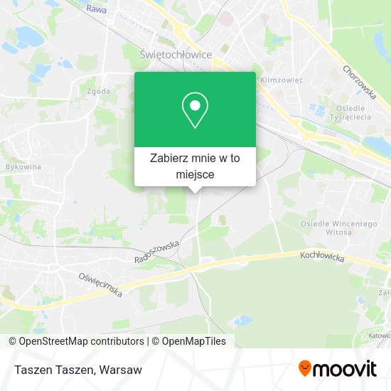 Mapa Taszen Taszen