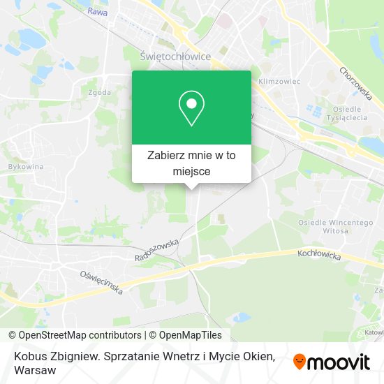 Mapa Kobus Zbigniew. Sprzatanie Wnetrz i Mycie Okien