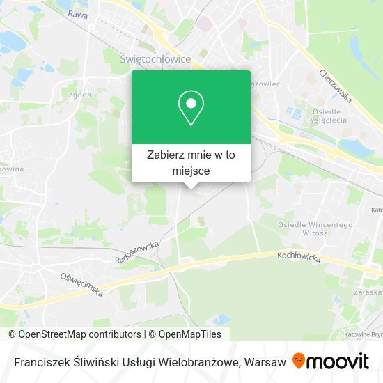 Mapa Franciszek Śliwiński Usługi Wielobranżowe