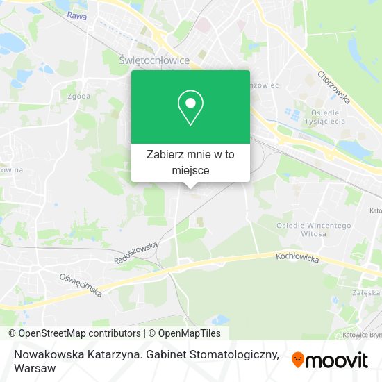 Mapa Nowakowska Katarzyna. Gabinet Stomatologiczny