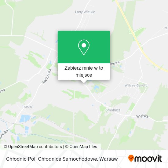 Mapa Chłodnic-Pol. Chłodnice Samochodowe