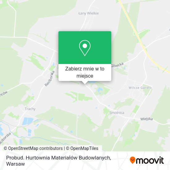 Mapa Probud. Hurtownia Materiałów Budowlanych