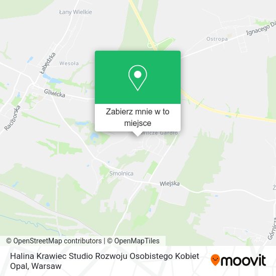 Mapa Halina Krawiec Studio Rozwoju Osobistego Kobiet Opal