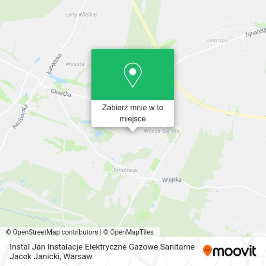 Mapa Instal Jan Instalacje Elektryczne Gazowe Sanitarne Jacek Janicki