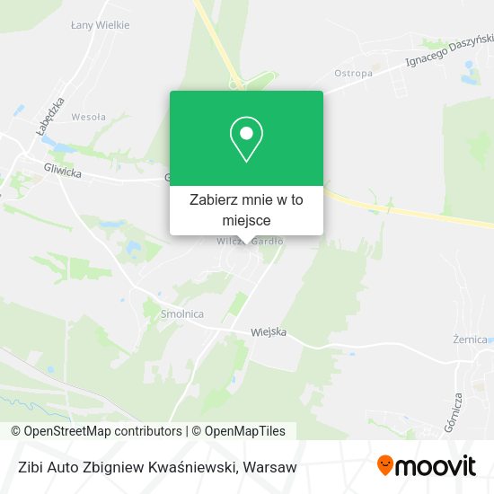 Mapa Zibi Auto Zbigniew Kwaśniewski