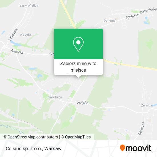 Mapa Celsius sp. z o.o.