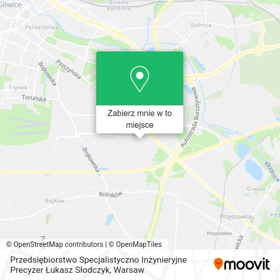 Mapa Przedsiębiorstwo Specjalistyczno Inżynieryjne Precyzer Łukasz Słodczyk