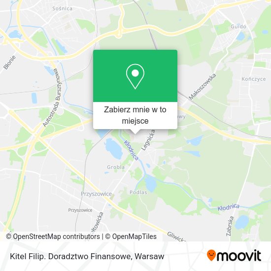 Mapa Kitel Filip. Doradztwo Finansowe