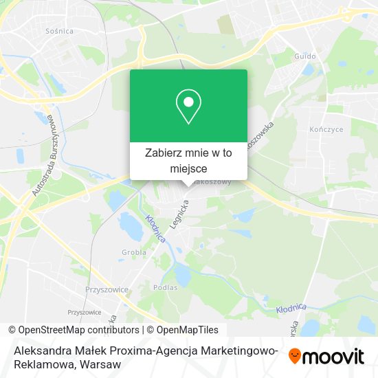 Mapa Aleksandra Małek Proxima-Agencja Marketingowo-Reklamowa