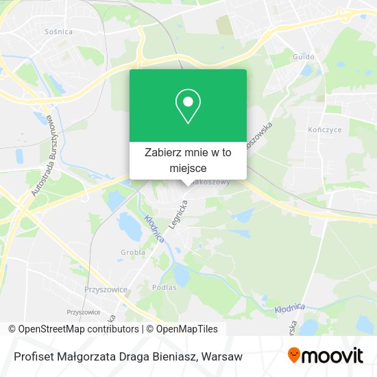 Mapa Profiset Małgorzata Draga Bieniasz