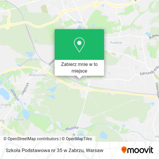 Mapa Szkoła Podstawowa nr 35 w Zabrzu