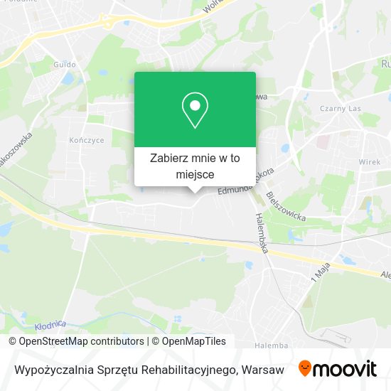 Mapa Wypożyczalnia Sprzętu Rehabilitacyjnego